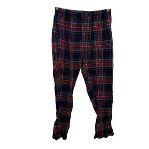 Polo Ralph Lauren Mens Plaid Sleepwear Pajama Pants L Multicolor Cotton Blend